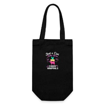 Farmer Farmer Farmer's Wife Farm - Gift Bag for Bottles - black - Front