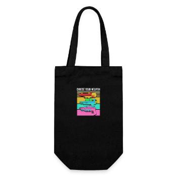 Water pistol - Gift Bag for Bottles - black - Front