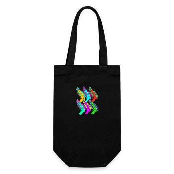 Water pistol - Gift Bag for Bottles - black - Front