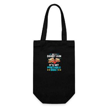 Water pistol - Gift Bag for Bottles - black - Front