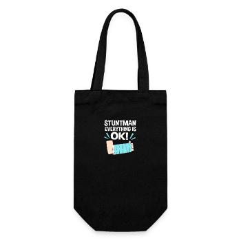 Broken Arm Bone Fracture - Gift Bag for Bottles - black - Front