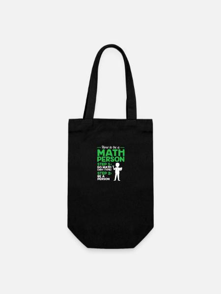 Mathematik - Geschenkbeutel für Flaschen - Schwarz