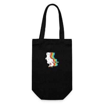 Otter - Gift Bag for Bottles - black - Front