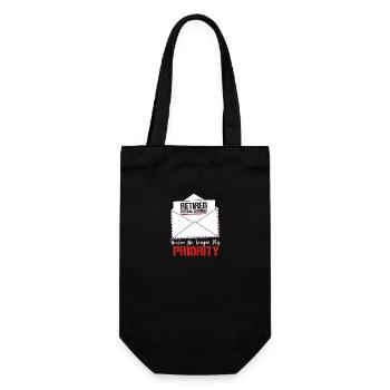 Postbote - Geschenkbeutel für Flaschen - Schwarz - Vorne