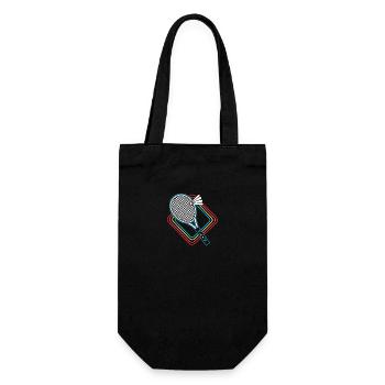 Badminton - Gift Bag for Bottles - black - Front