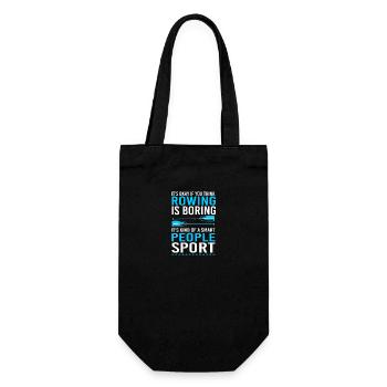 Rowing Team Rowing Rowing Rowing Boat Rowers - Gift Bag for Bottles - black - Front