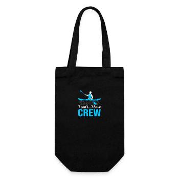 Ruderteam Rudern Ruder Ruderboot Ruderer - Geschenkbeutel für Flaschen - Schwarz - Vorne