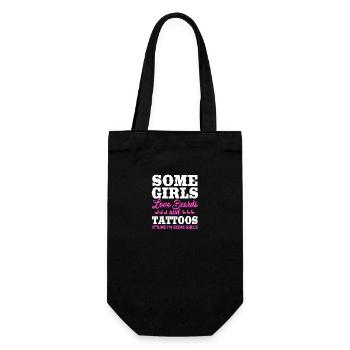Tattoo Künstler Tätowierer Tätowiert Tätowierung - Geschenkbeutel für Flaschen - Schwarz - Vorne