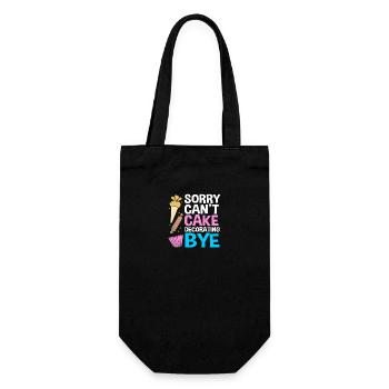 Cake Tartlet Decoration Cake - Gift Bag for Bottles - black - Front
