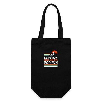 Trail running - Gift Bag for Bottles - black - Front