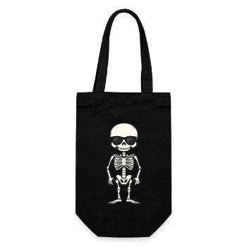 Skelett Comic Halloween Sonnenbrille - Geschenkbeutel für Flaschen - Schwarz - Vorne