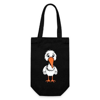 stork - Gift Bag for Bottles - black - Front