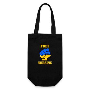 Free ukraine - Sac à bouteille - noir - Devant
