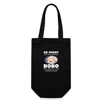 Cadeau humour pour joueur de rugby - Sac à bouteille - noir - Devant