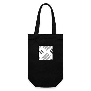 Motiv/12 - Geschenkbeutel für Flaschen - Schwarz - Vorne