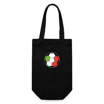 Italien Fußball - Geschenkbeutel für Flaschen - Schwarz - Vorne