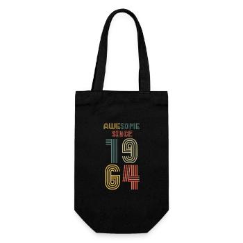 60th birthday 1964 - Gift Bag for Bottles - black - Front