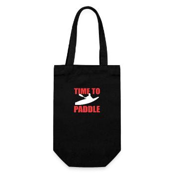 Kayaking Kayaking Canoeing Canoeing - Gift Bag for Bottles - black - Front