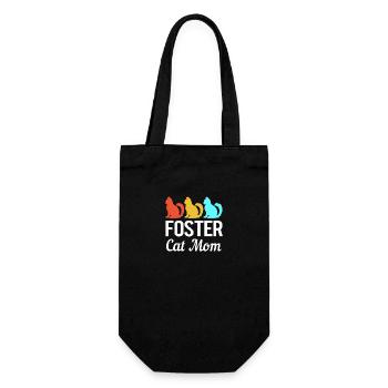 Cat Rescue Animal Rights Animal Rescue Animal Shelter - Gift Bag for Bottles - black - Front