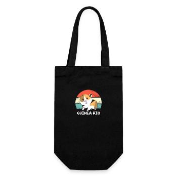 Guinea pig - Gift Bag for Bottles - black - Front