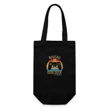 Niveau 15 Débloqué - Sac à bouteille - noir - Devant