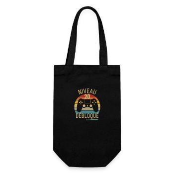 Niveau 20 Débloqué - Sac à bouteille - noir - Devant