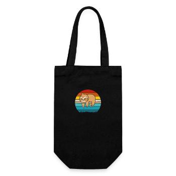 Sloth - Gift Bag for Bottles - black - Front