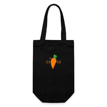 Carrot Vegetables - Gift Bag for Bottles - black - Front