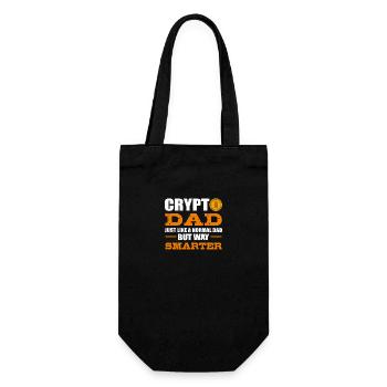 Bitcoin - Gift Bag for Bottles - black - Front
