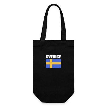 Schweden Schwedisch - Geschenkbeutel für Flaschen - Schwarz - Vorne