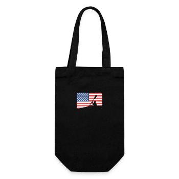Kayaking Kayaking Canoeing Canoeing - Gift Bag for Bottles - black - Front