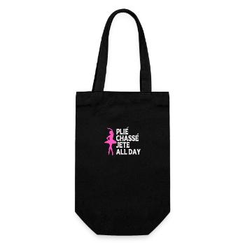 Ballet Ballet Dancer - Gift Bag for Bottles - black - Front