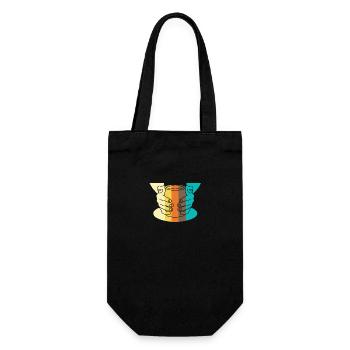 Pottery - Gift Bag for Bottles - black - Front
