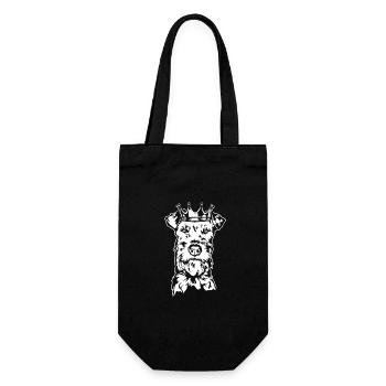Irish Terrier Crown Dogs Dog Wilsigns - Gift Bag for Bottles - black - Front