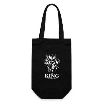 Labrador King of everything Labbi Dogs Wilsigns - Gift Bag for Bottles - black - Front