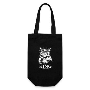 Maine Coon Roi de tout Chat Dire Chat - Sac à bouteille - noir - Devant