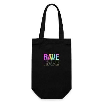 Rave Raver Musique techno Techno basse Table de mixage - Sac à bouteille - noir - Devant