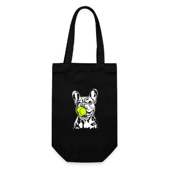 Bouledogues Français Chiens Chien Wilsigns - Sac à bouteille - noir - Devant