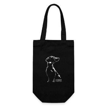 Dachshund Silhouette Dog Dog Dachshund Wilsigns - Gift Bag for Bottles - black - Front