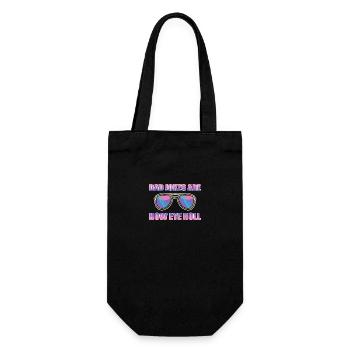 Dad Joke Father's Day Funny Sayings - Gift Bag for Bottles - black - Front