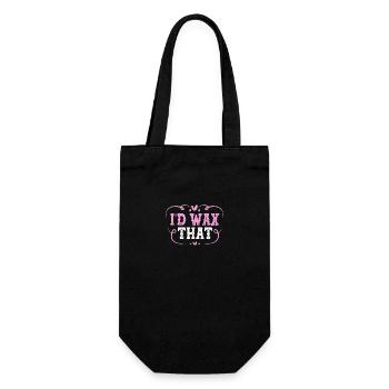Beautician Waxing Wax - Gift Bag for Bottles - black - Front