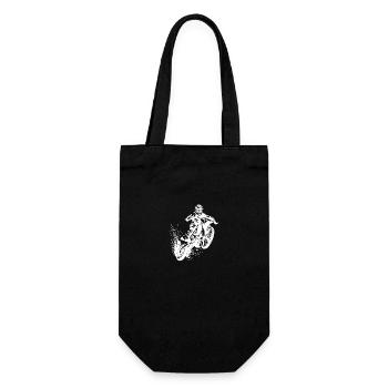 Off-Road Machine in Jump Motorsport Hobby - Gift Bag for Bottles - black - Front