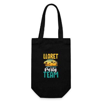 Lloret De Mar Party Team - Gift Bag for Bottles - black - Front