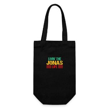 Jonas - Geschenkbeutel für Flaschen - Schwarz - Vorne