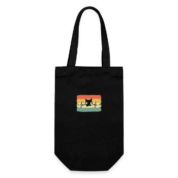 Kayaking Kayaking Heartbeat - Gift Bag for Bottles - black - Front