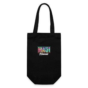Maui Hawaii Hawaiian - Gift Bag for Bottles - black - Front
