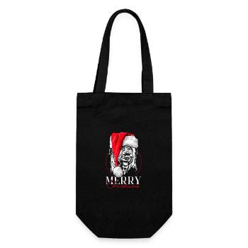 Père Noël Irish Wolfhound joyeux Noël Wilsigns - Sac à bouteille - noir - Devant