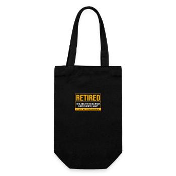Retirement 2025 Pensioner Pension Pensioner - Gift Bag for Bottles - black - Front
