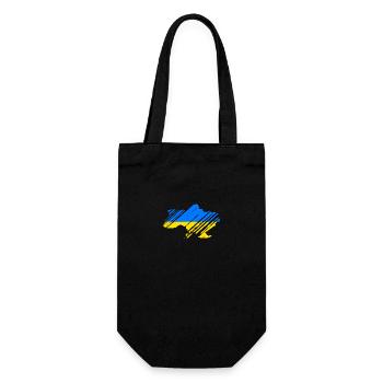 Ukraine - Gift Bag for Bottles - black - Front