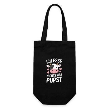 Végétarien Végétalien Végétarien Végétarien - Sac à bouteille - noir - Devant